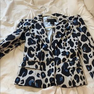 Cheetah blazer